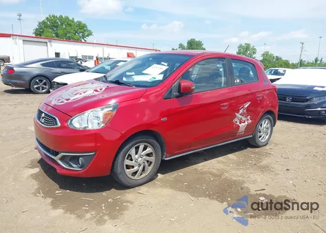 2018 Mitsubishi Mirage Se from USA, damaged, VIN ML32A4HJ0JH004436